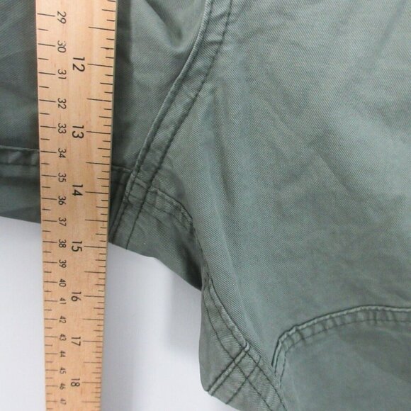 American Eagle Outfitters Lived-In Cargo Shorts Men's 40 Green Cotton Casual 680 - Picture 11 of 13